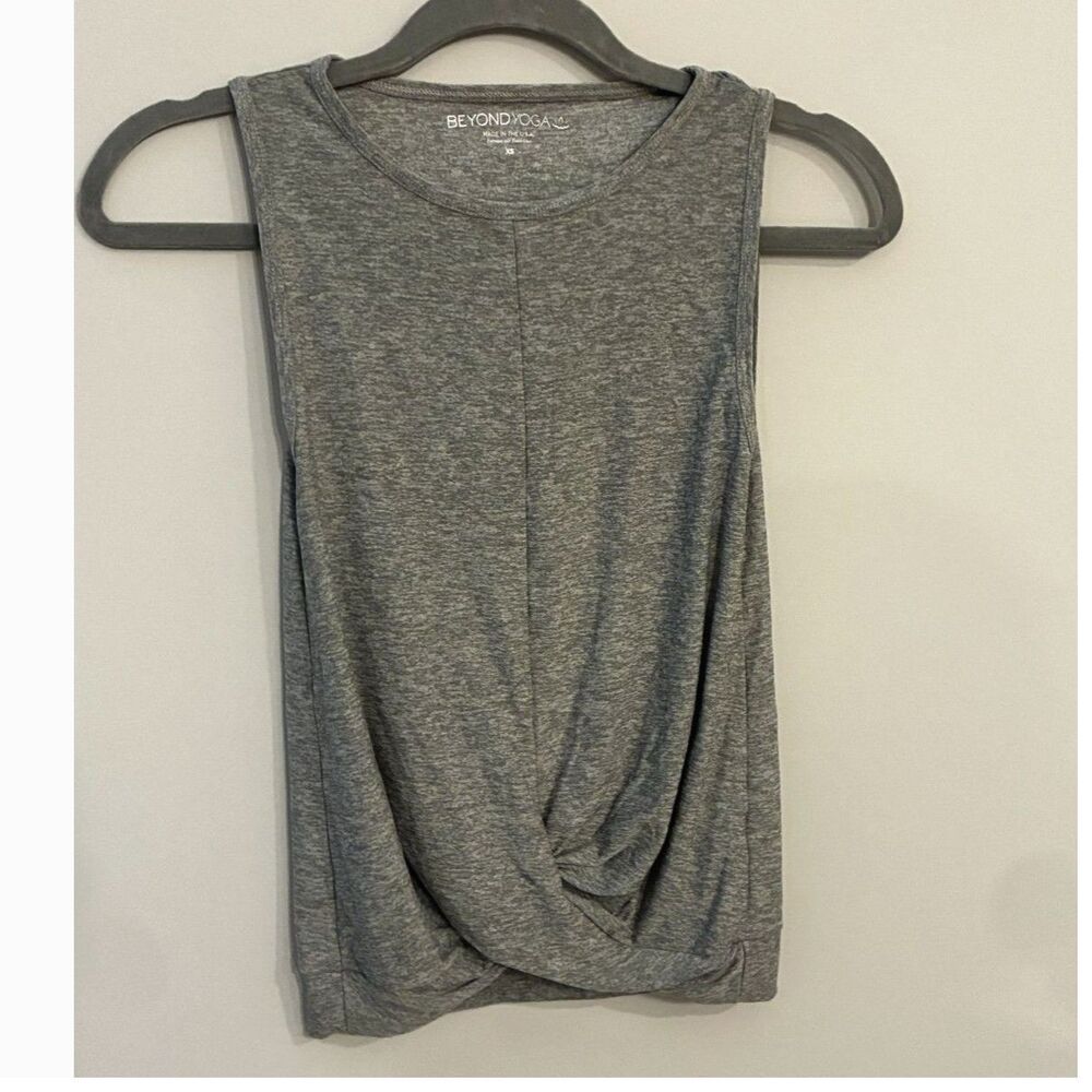 Beyond Yoga Crossroads Tank Top - Heather Gray (XS)